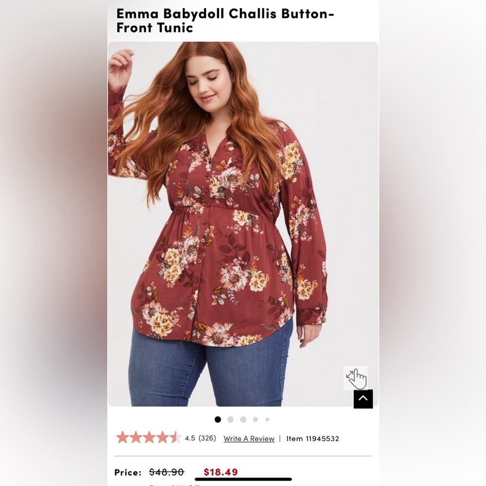 Emma Babydoll Top